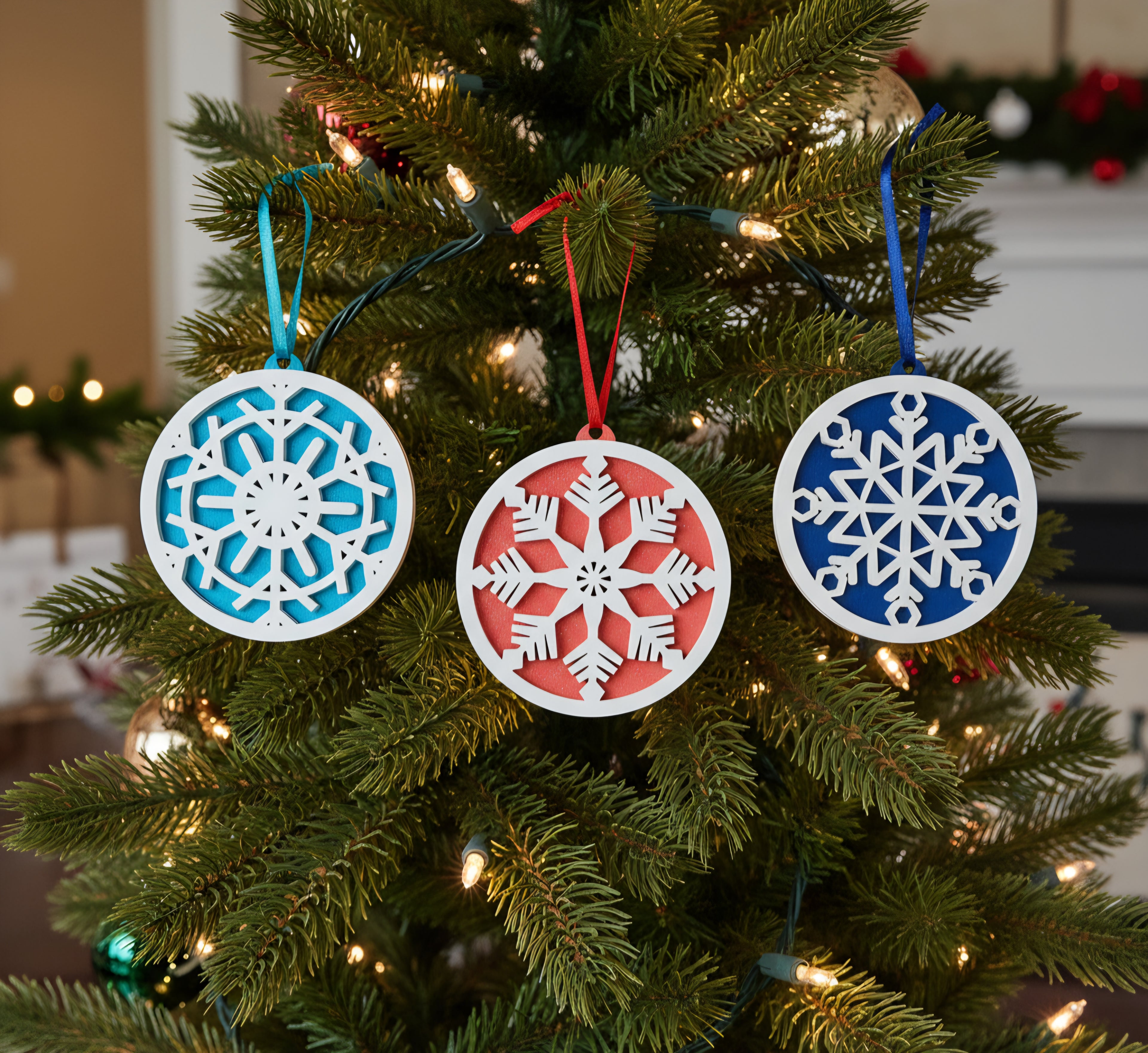 Snowflake ornaments