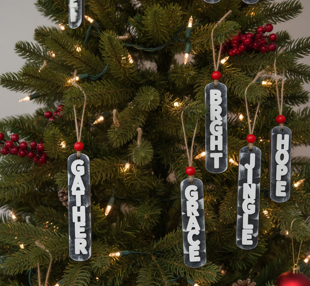 Distressed Farmhouse Ornament