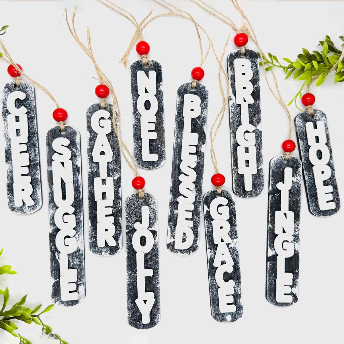 Distressed Farmhouse Ornament