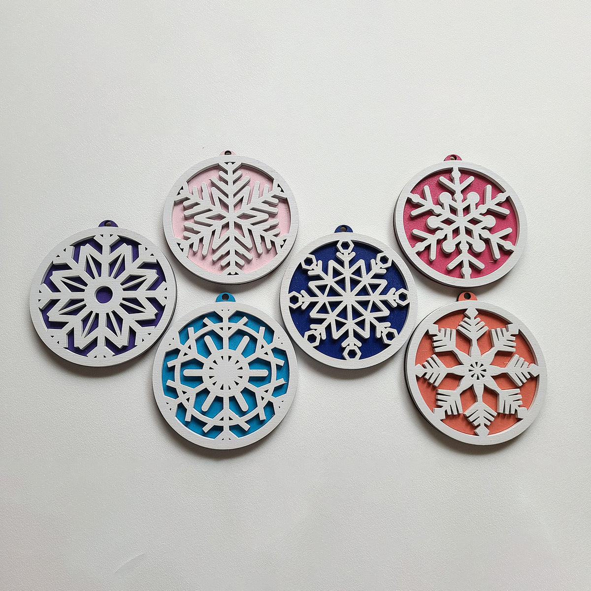 Snowflake ornaments