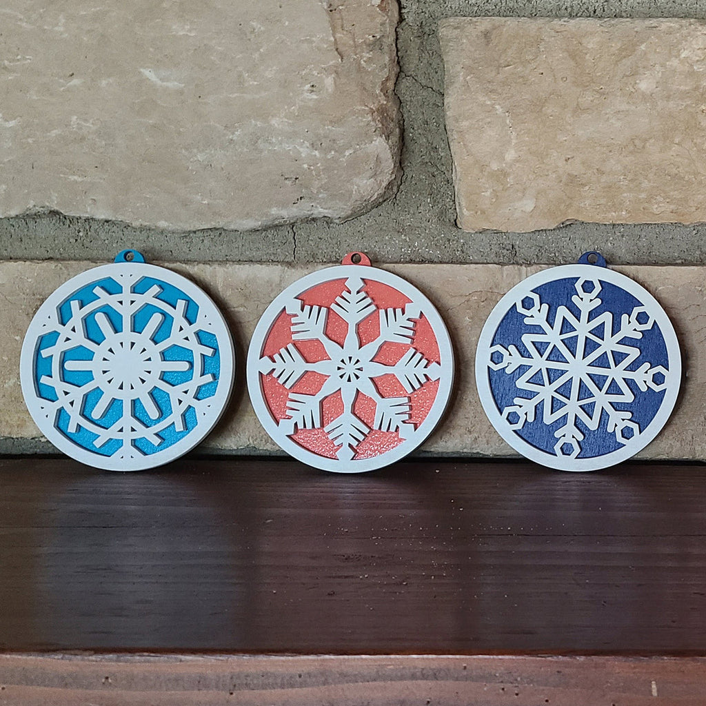 Snowflake ornaments