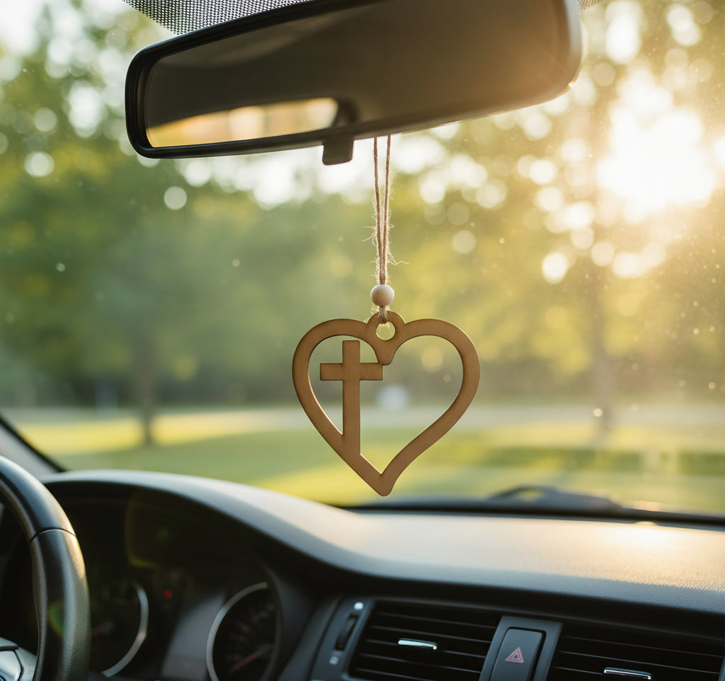 Love Faith Car Charm